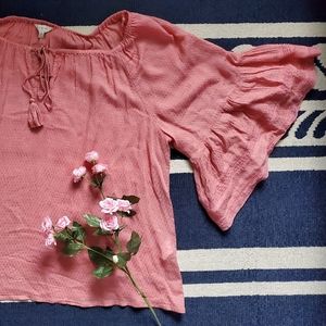 Lucky Brand Peasant Blouse